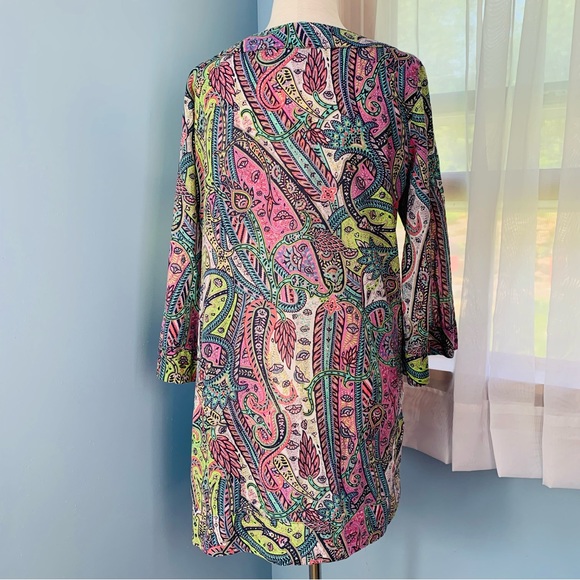 Tommy Bahama Pastel Paisley Swimsuit Coverup - Picture 3 of 5